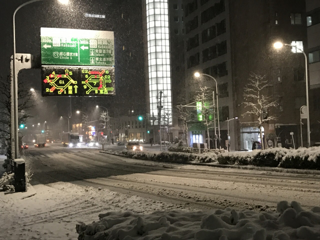 東京 雪で渋滞