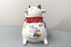 有田焼招き猫の貯金箱