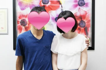 男性の一目惚れで結婚したカップル