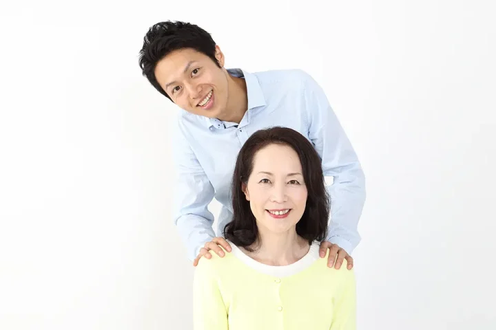 母親と息子