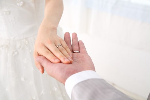 結婚式指輪の交換